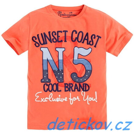 Mayoral juniorské tričko ,,Sunset coast,, cihlové