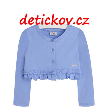 Mayoral mini girl světle modré bolerko mako