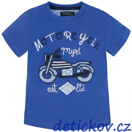 Mayoral baby tričko ,, Motorcykle ,, modré 