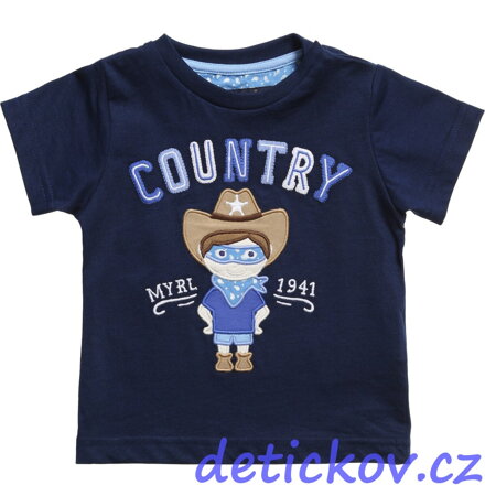 Mayoral baby tričko ,, Country,,  modré