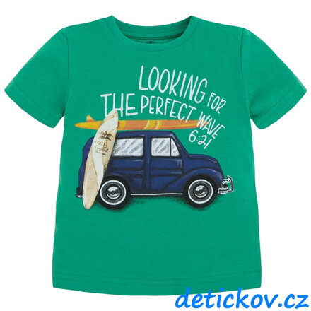 Mayoral baby tričko ,,Wave,, zelené