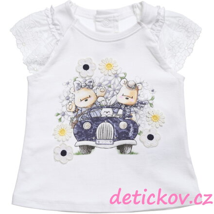 Mayoral baby tričko  "Blue car" 