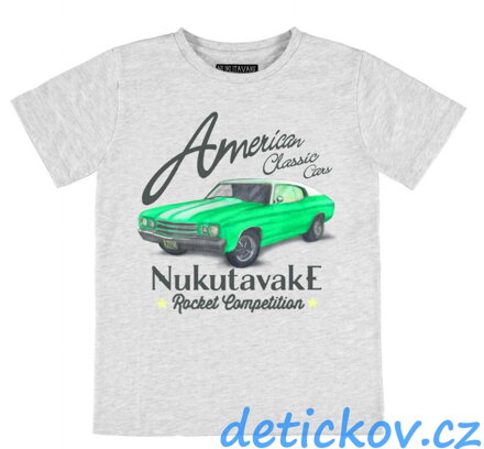 Mayoral boy tričko ,,American cars" šedé