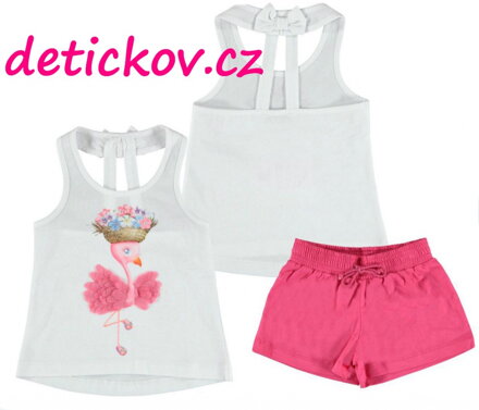 Mayoral mini girl komplet růžový ,, Plameňák,,