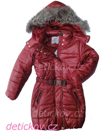 Mayoral zimní kabát dívčí VÍNOVÝ