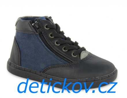 Mayoral chlapecké kotníčkové  boty modro-černé 