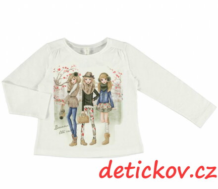 Mayoral mini girl triko "Dream buy" karmínové