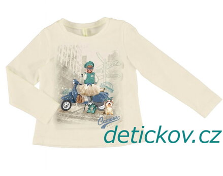 Mayoral mini girl triko ,,CAMPUS,, modrý   skútr