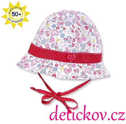 Sterntaler kojenecký klobouček   s UV filtrem 30+ 