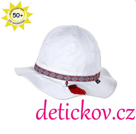 Sterntaler  bílý klobouček ,,Peříčko,,  UV 50+