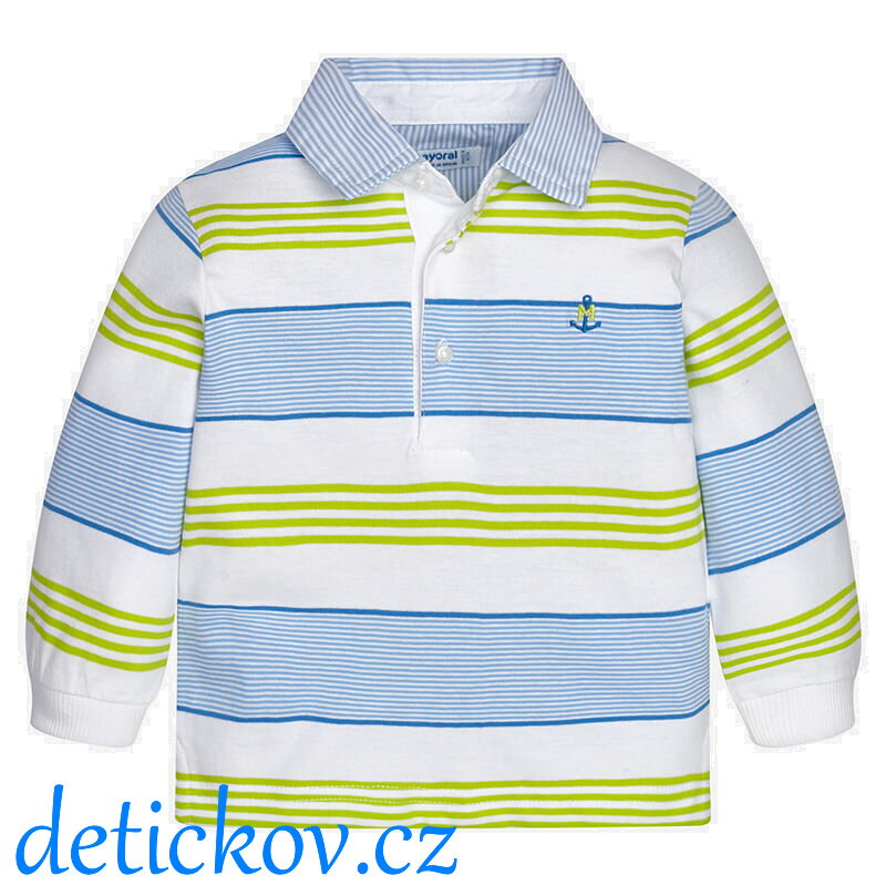 Mayoral baby polo limetkové pruhy Mayoral baby polo limetkové pruhy