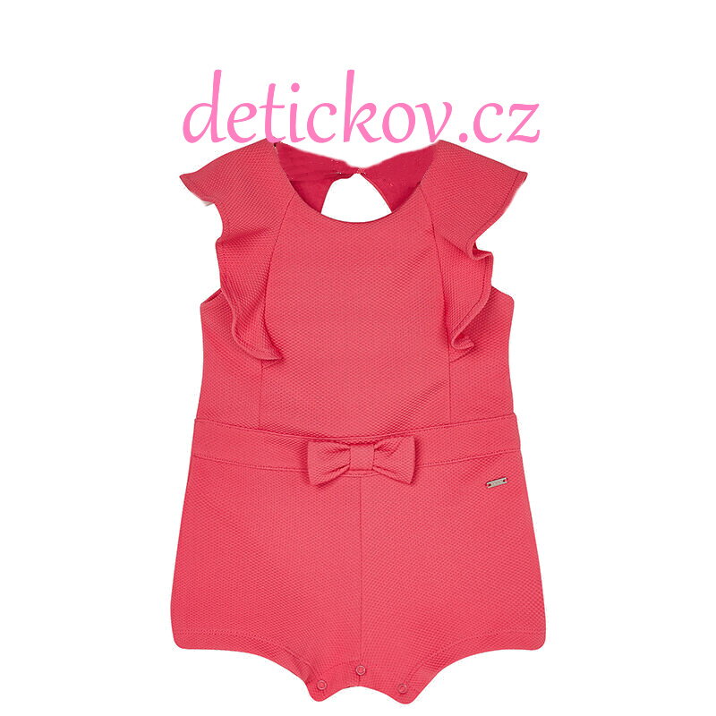 Mayoral baby girl letní overálek růžový fuchsiový Mayoral baby girl letní overálek růžový fuchsiový