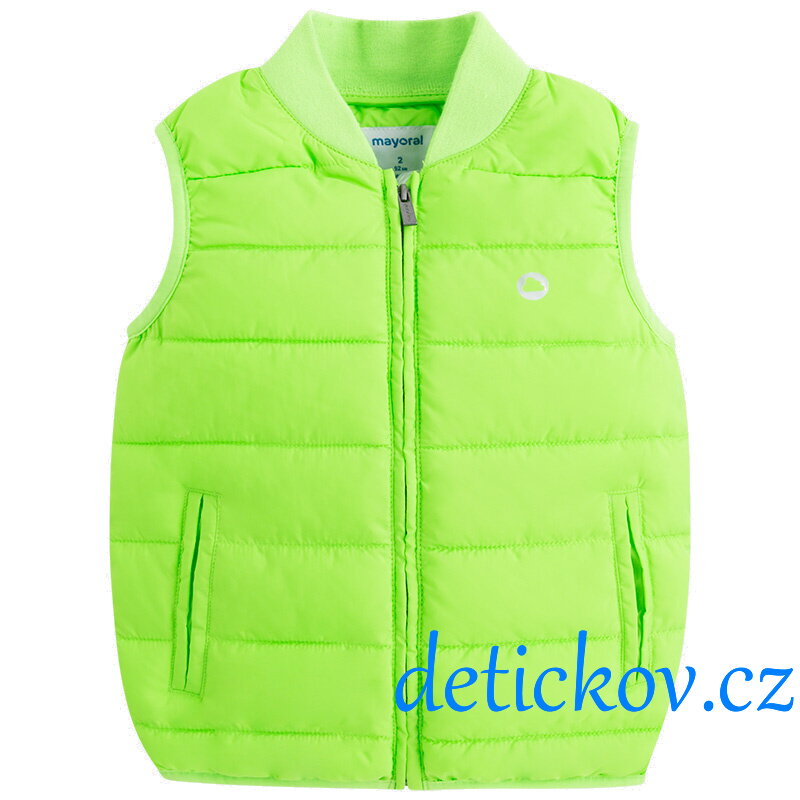 Mayoral mini boy lehoučká vesta zelenkavá Mayoral mini boy lehoučká vesta zelenkavá
