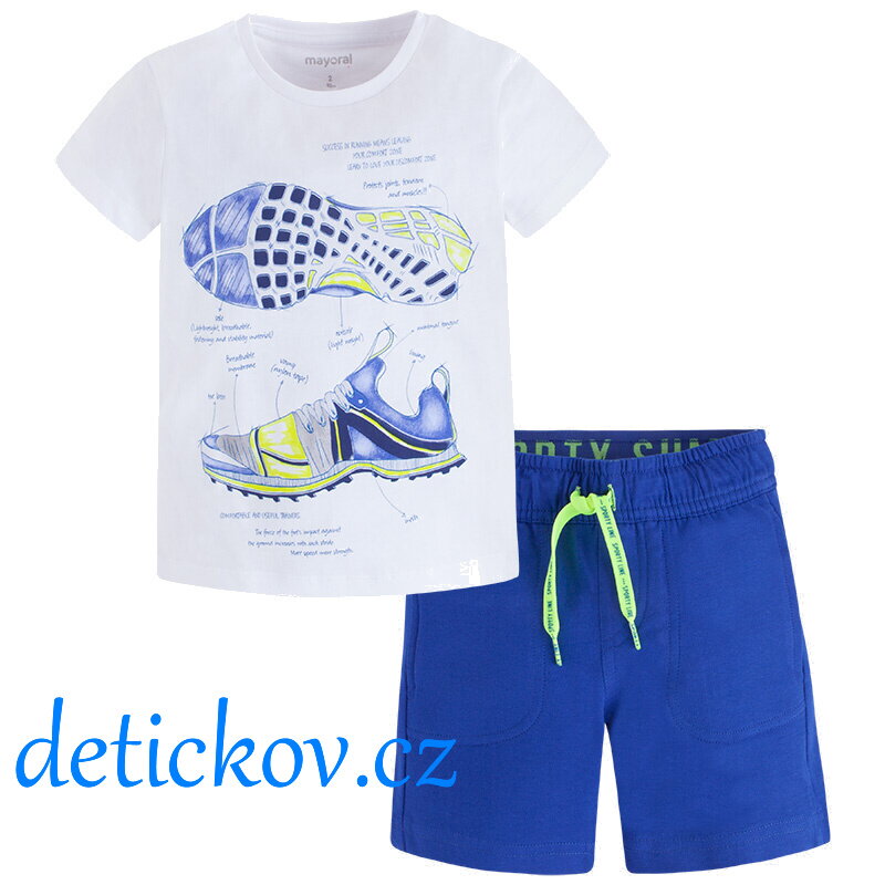 Mayoral mini boy letní komplet,,Tenisky,, Mayoral mini boy letní komplet,,Tenisky,,