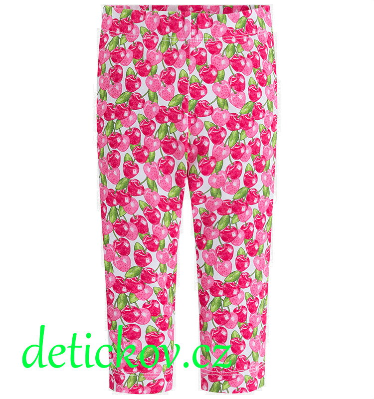 Mayoral mini girl pohodlné 3/4 legíny ,,Třešničky,,