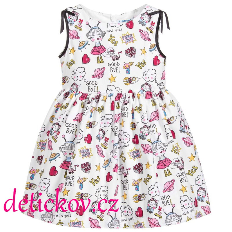 Mayoral mini girl letní šatičky ,, Good bye ,, Mayoral mini girl letní šatičky ,, Good bye ,,