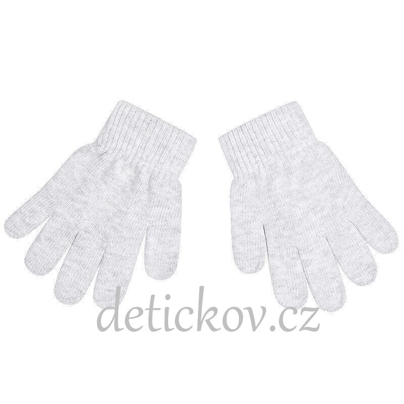 Mayoral prstové rukavice šedé 