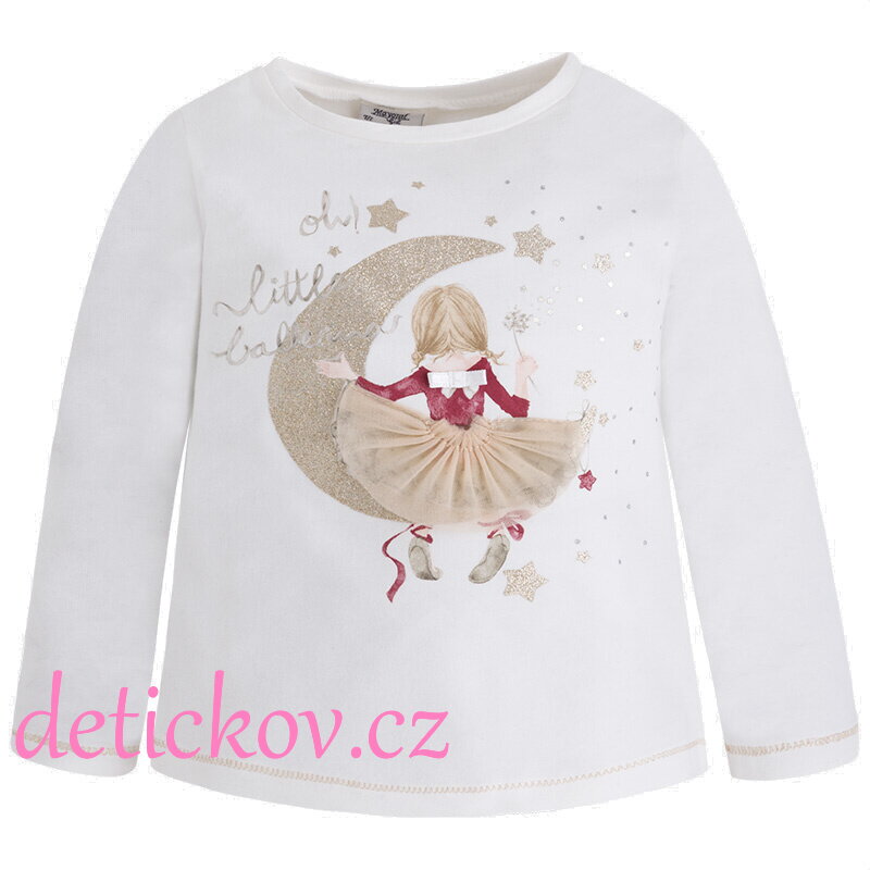 Mayoral mini girl triko ,,Měsíček,, červené šaty Mayoral mini girl triko ,,Měsíček,, červené šaty