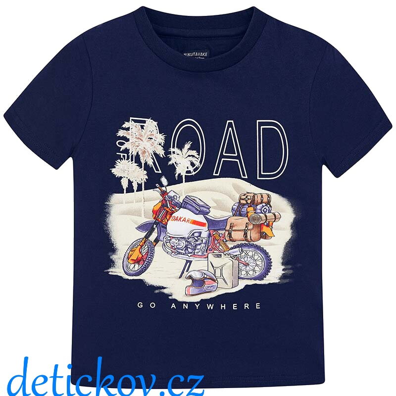 Mayoral boy modré triko ,,Road,, Mayoral boy modré triko ,,Road,,
