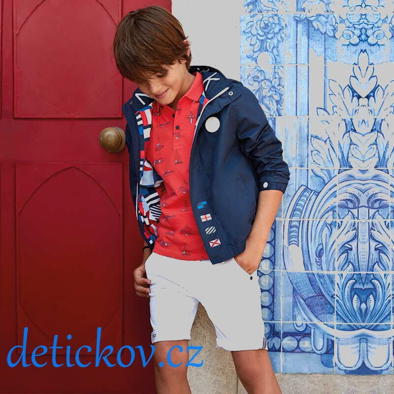 Mayoral boy keprové bermudy šedé mramorové Mayoral boy keprové bermudy šedé mramorové