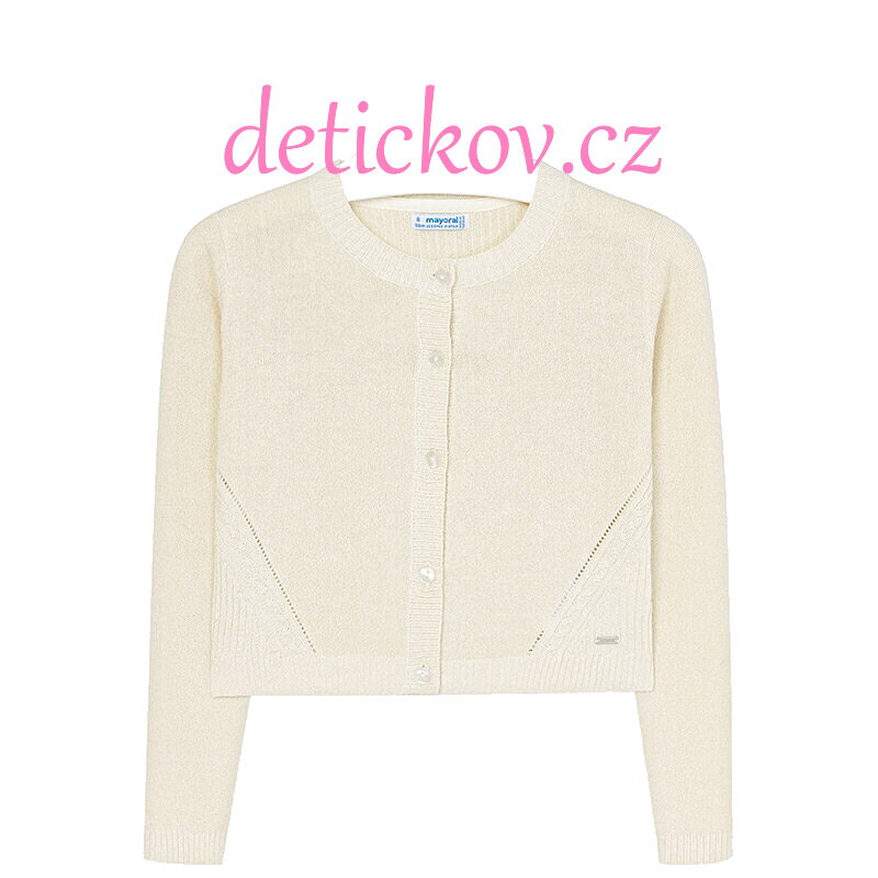 Mayoral girl lehoučký cardigan zlato-pískový b.051 Mayoral girl lehoučký cardigan zlato-pískový b.051