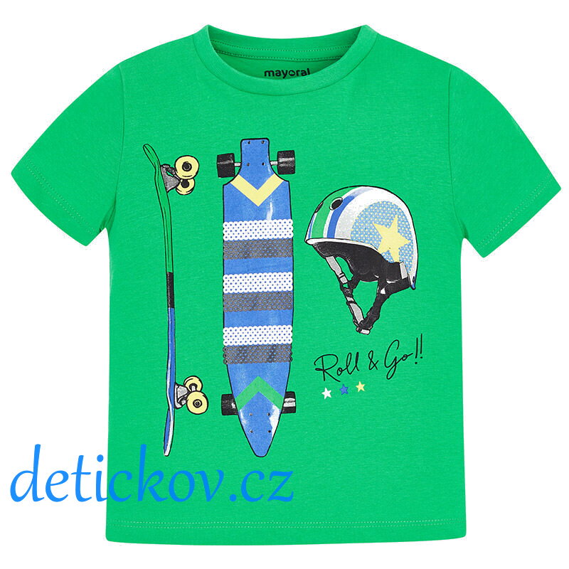 Mayoral mini boy tričko ,, Skate,, zelené Mayoral mini boy tričko ,, Skate,, zelené