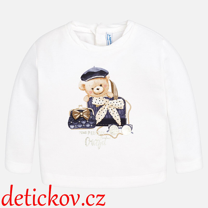 Mayoral baby girl tričko ,,Outfit,, modrý Mayoral baby girl tričko ,,Outfit,, modrý