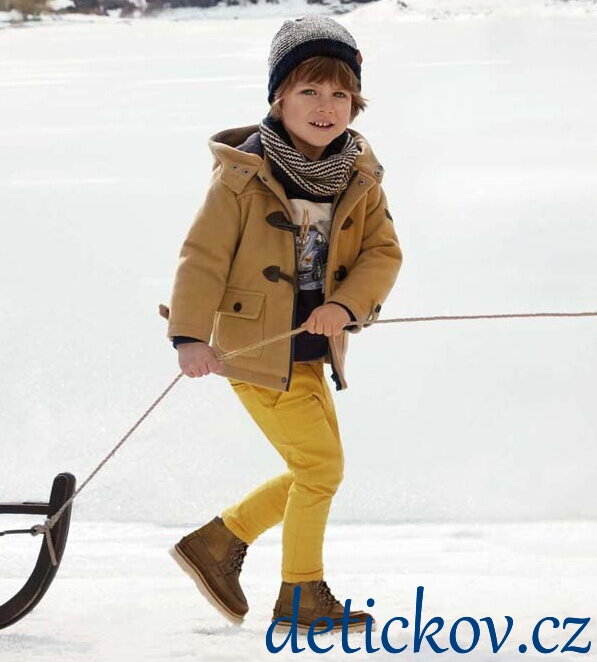 Mayoral mini boy keprové rifle žluté zlaté Mayoral mini boy keprové rifle žluté zlaté
