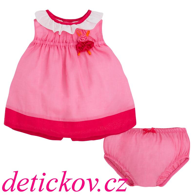 Mayoral baby šatičky s kalhotkami ,,VOÁL RŮŽOVÉ,, Mayoral baby šatičky s kalhotkami ,,VOÁL RŮŽOVÉ,,