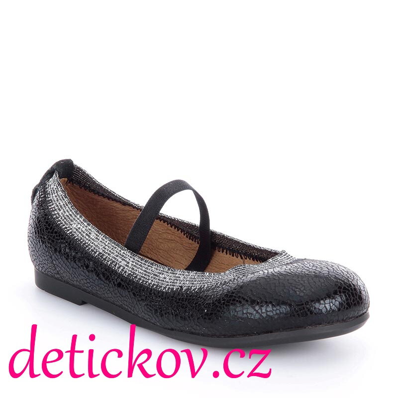 Mayoral mini girl balerínky s koženou stélkou černé Mayoral mini girl balerínky s koženou stélkou černé