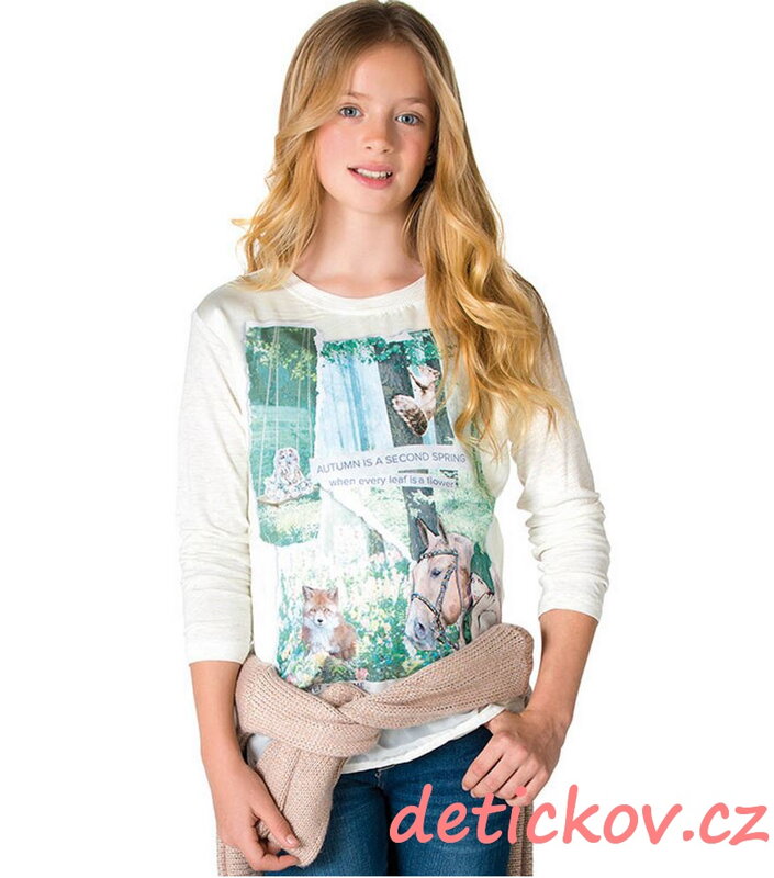 Mayoral girl tričko "Podzim v lese" Mayoral girl tričko "Podzim v lese"