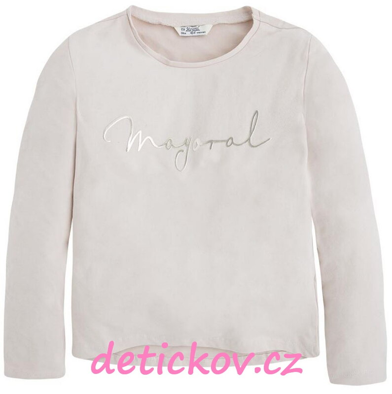 Mayoral girl basic triko krémové Mayoral girl basic triko krémové