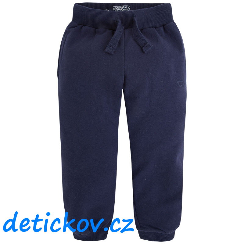 Mayoral dětské tepláky ,, m , do lemu tmavě modré Mayoral dětské tepláky ,, m , do lemu tmavě modré