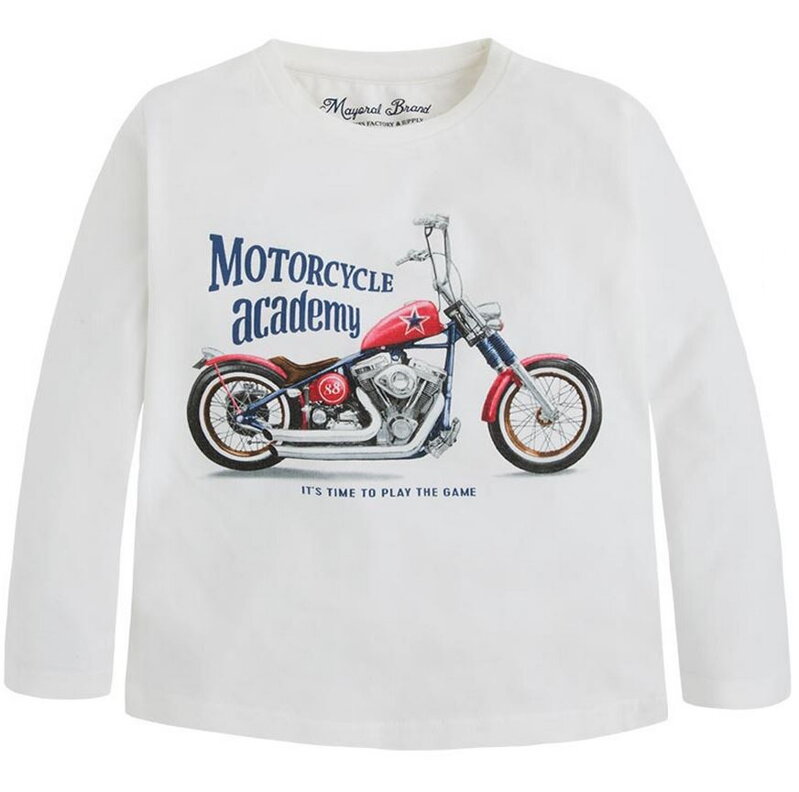 Mayoral mini boy triko ,,MOTORKA,, krémové Mayoral mini boy triko ,,MOTORKA,, krémové