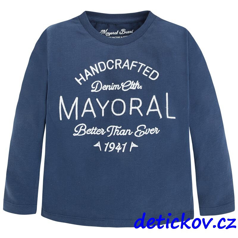 Mayoral mini boy tričko BASIC modré b. 030 indigo Mayoral mini boy tričko BASIC modré b. 030 indigo