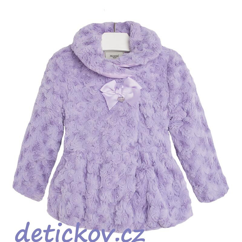 Mayoral mini girl zimní kabátek - kožíšek lila Mayoral mini girl zimní kabátek - kožíšek lila