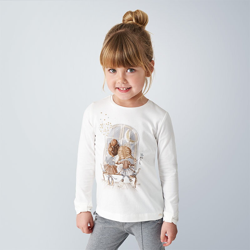 Mayoral mini girl triko s dlouhým rukávem b. 080 Mayoral mini girl triko s dlouhým rukávem b. 080
