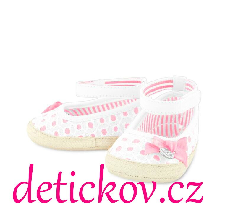 Mayoral capáčky - růžovo- bílé balerínky Mayoral capáčky - růžovo- bílé balerínky