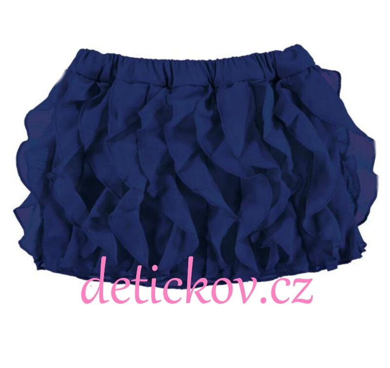 Mayoral mini girl tmavě modrá volánková sukýnka Mayoral mini girl tmavě modrá volánková sukýnka