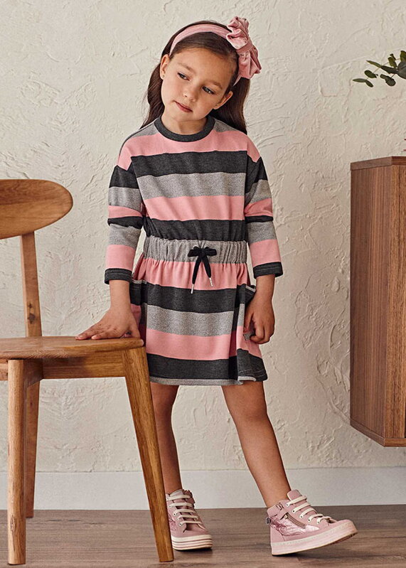 Mayoral mini girl šaty s dlouhým rukávem b. 044 Mayoral mini girl šaty s dlouhým rukávem b. 044