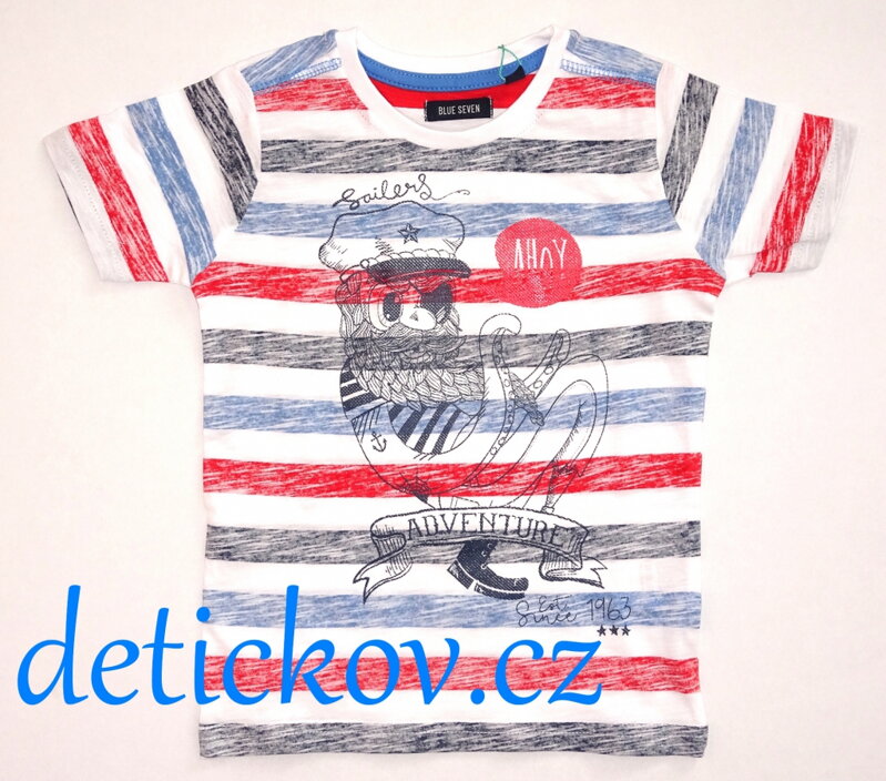 BS mini boy tričko ,, Pirát ,, pruhy BS mini boy tričko ,, Pirát ,, pruhy