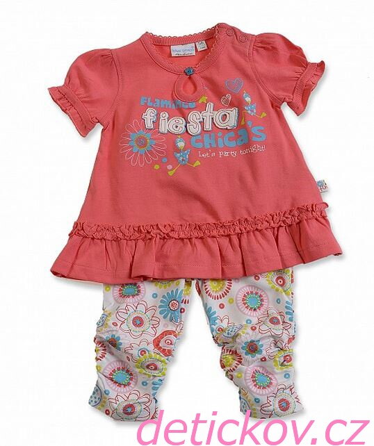 baby letní komplet BS ,, Fiesta ,, lososový baby letní komplet BS ,, Fiesta ,, lososový