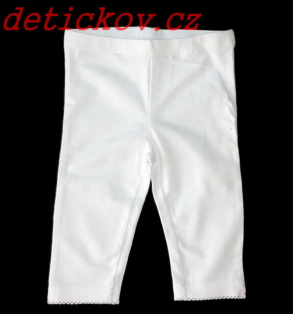 bílé capri legínky BS bílé capri legínky BS