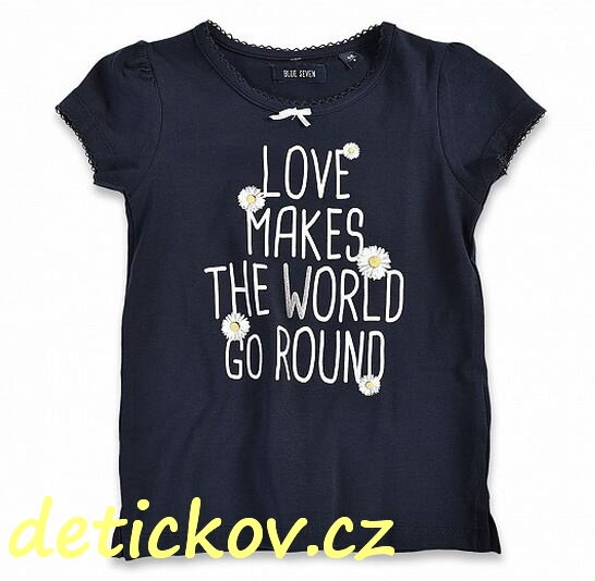 dětské tričko BS ,, Daisy girl ,, modré dětské tričko BS ,, Daisy girl ,, modré