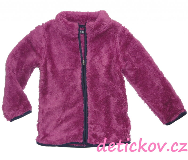 BS mini girl tmavě purpurová chlupatka BS mini girl tmavě purpurová chlupatka