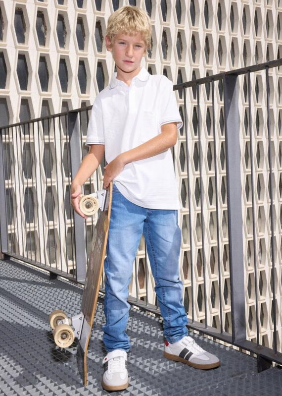 Mayoral boy polo krémové b. 057