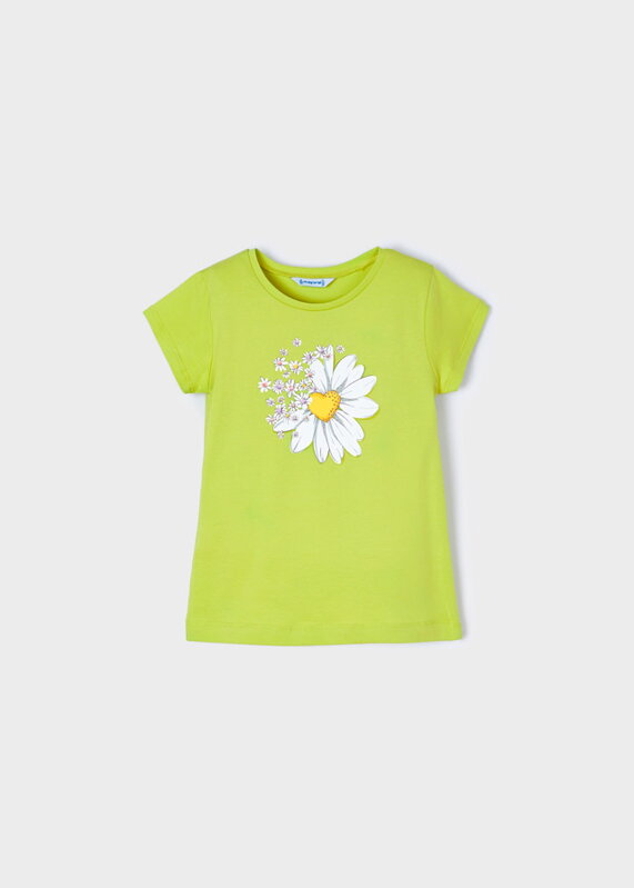 Mayoral mini girl tričko "Kopretiny" citrus b. 84 Mayoral mini girl tričko "Kopretiny" citrus b. 84