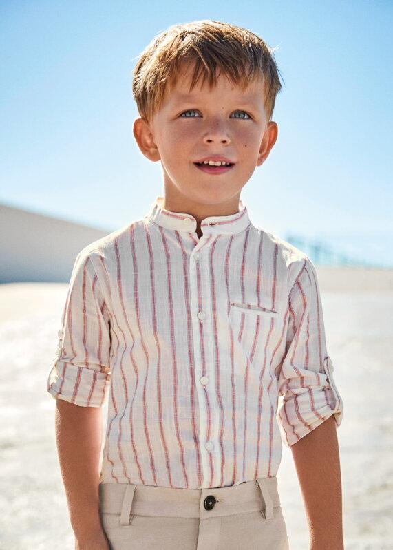 Mayoral mini mini boy letní košile s proužkem b. 051 Mayoral mini mini boy letní košile s proužkem b. 051