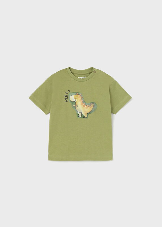 Mayoral baby boy zelené triko "Dinosaur" b. 014 Mayoral baby boy zelené triko "Dinosaur" b. 014