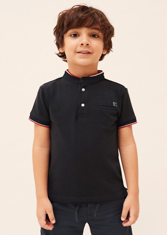Mayoral mini boy polo tričko se stojáčkem b. 046 Mayoral mini boy polo tričko se stojáčkem b. 046